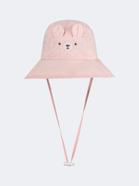 Oil And Gaz Stylish Kids-Girls Beach Bucket Hat Pink