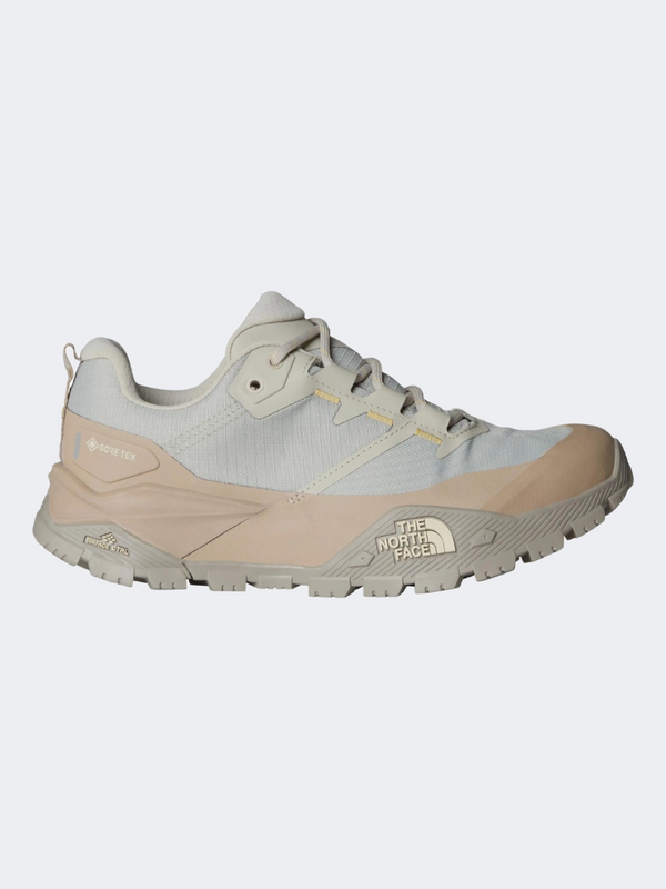 The North Face Offtrail Goretex Low Women Hike Shoes Soapstone/Salt
