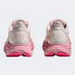 Hoka Clifton 10 Gs-Girls Running Shoes Rose Cream