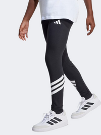 Adidas Future Icons 3 Stripes Kids-Girls Sportswear Tight Black/White