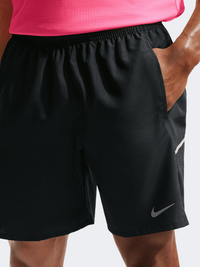 Nike Df Miler 7 Inch Men Running Short Black/Silver