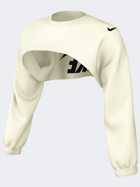 Nike Sportswear Dance Oversized Women Lifestyle Long Sleeve Sail/Black