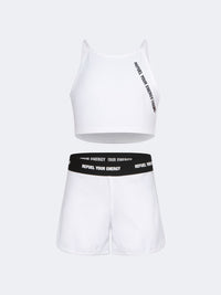 Oil And Gaz Comfortable Kids-Girls Lifestyle Set White