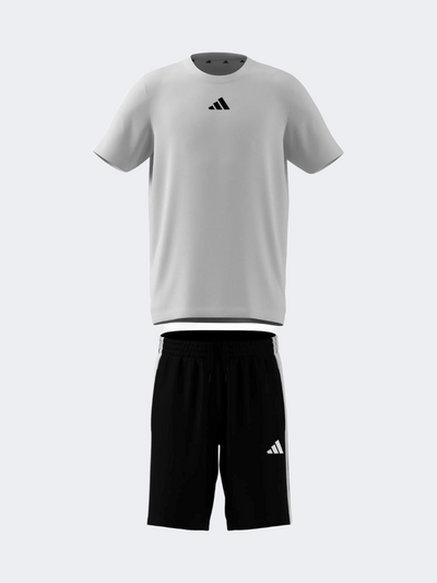 Adidas Train Essentials 3-Stripes Kids-Boys Training Set White/Black