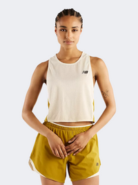 New Balance Viz-Tech Run Women Performance Tank Angora