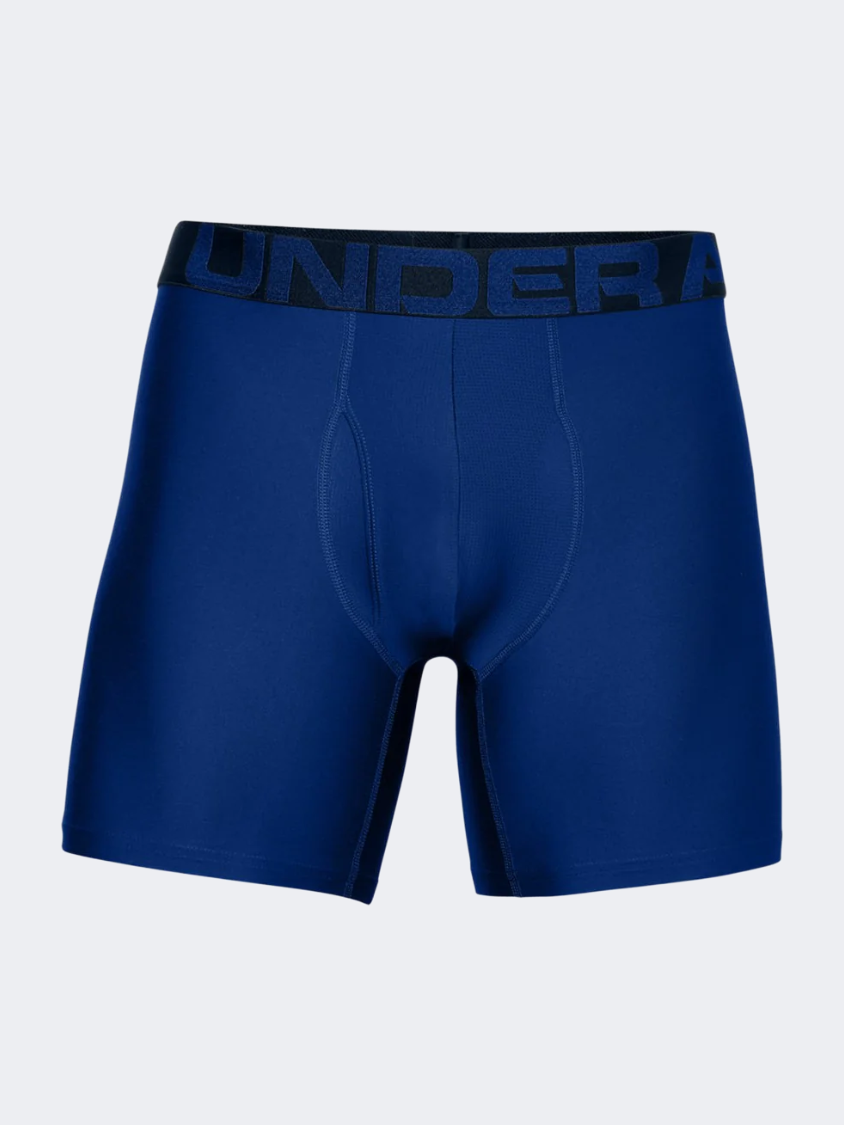 Under Armour Tech 6In 2 Pack Men Training Underwear Royal Academy