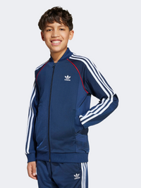 Adidas Adicolor Sst Kids-Boys Original Track Top Night Indigo/White