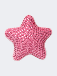 Crocs Plush Studded Pink Star Unisex Lifestyle Pins Pink