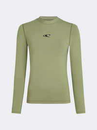 Oneill Essentials Skin Women Beach Rashguard Green