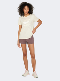 Lotto Smart Iv Women Lifestyle T-Shirt Cream White