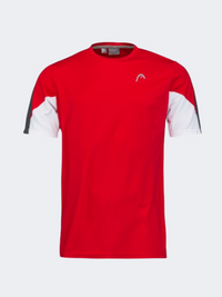 Head Club 22 Tech Men Padel T-Shirt Red