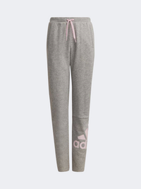 Adidas Performance Kids-Girls Sportswear Pant Grey Heather/Pink
