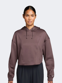 Nike Women Pro Therma Training Hoodie Fleece Tattoo White