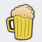 Crocs Beer Unisex Lifestyle Pins Yellow