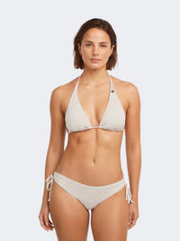 Oneill Originals Crochet Women Swim Bikini Set Snow White
