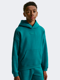 Nike Sportswear Club Fleece Oversized Boys Lifestyle Hoody Bright Spruce