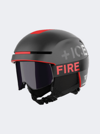 Fire & Ice Mips Mono Unisex Skiing Helmet Black/Red