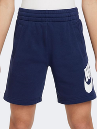 Nike Sportswear Club Frech Terry Hbr Boys Lifestyle Short Navy/White