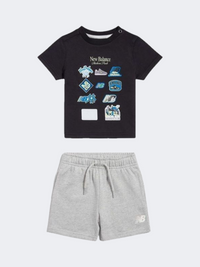 New Balance Sticker Graphic Baby-Boys Lifestyle Set Black