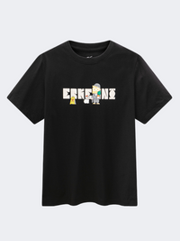 Erke Crew Men Lifestyle T-Shirt Black