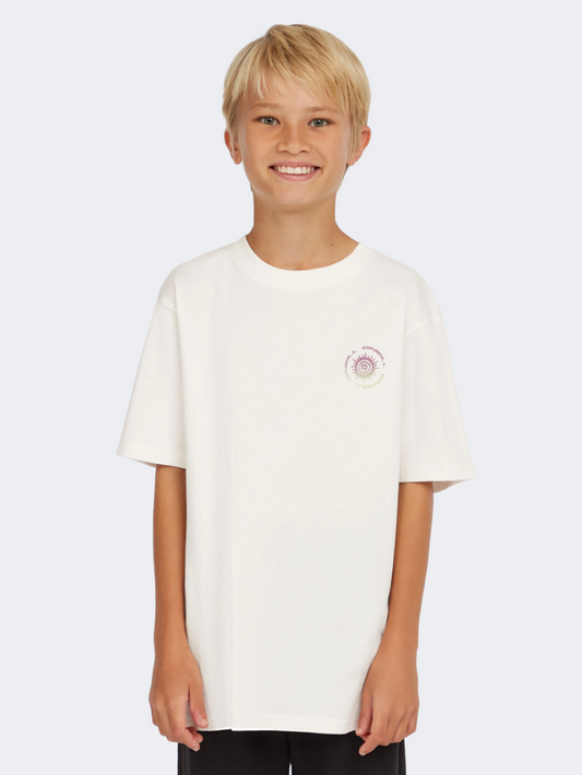 Oneill Gradient Boys Lifestyle T-Shirt Snow White