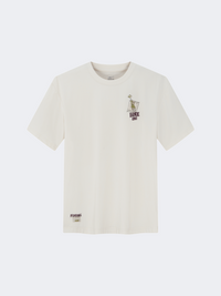Erke Men Lifestyle T-Shirt Cheese White