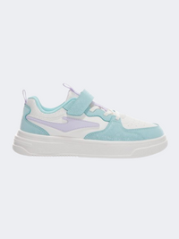Erke Skateboard Gs Girls Lifestyle Shoes Light White/Cyan