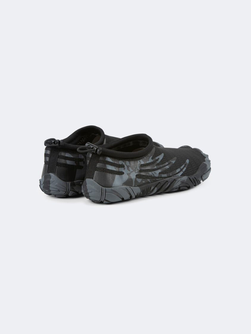 Oil And Gaz Flexible Unisex Beach Aqua Shoes Black/Grey
