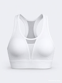 Oil & Gaz Supportive Women Training Sports Bra White