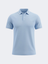 Top Ten Casual Men Lifstyle Polo Striped Neckline Blue
