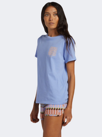 Billabong Adventure Division Women Lifestyle T-Shirt Cosmic Blue