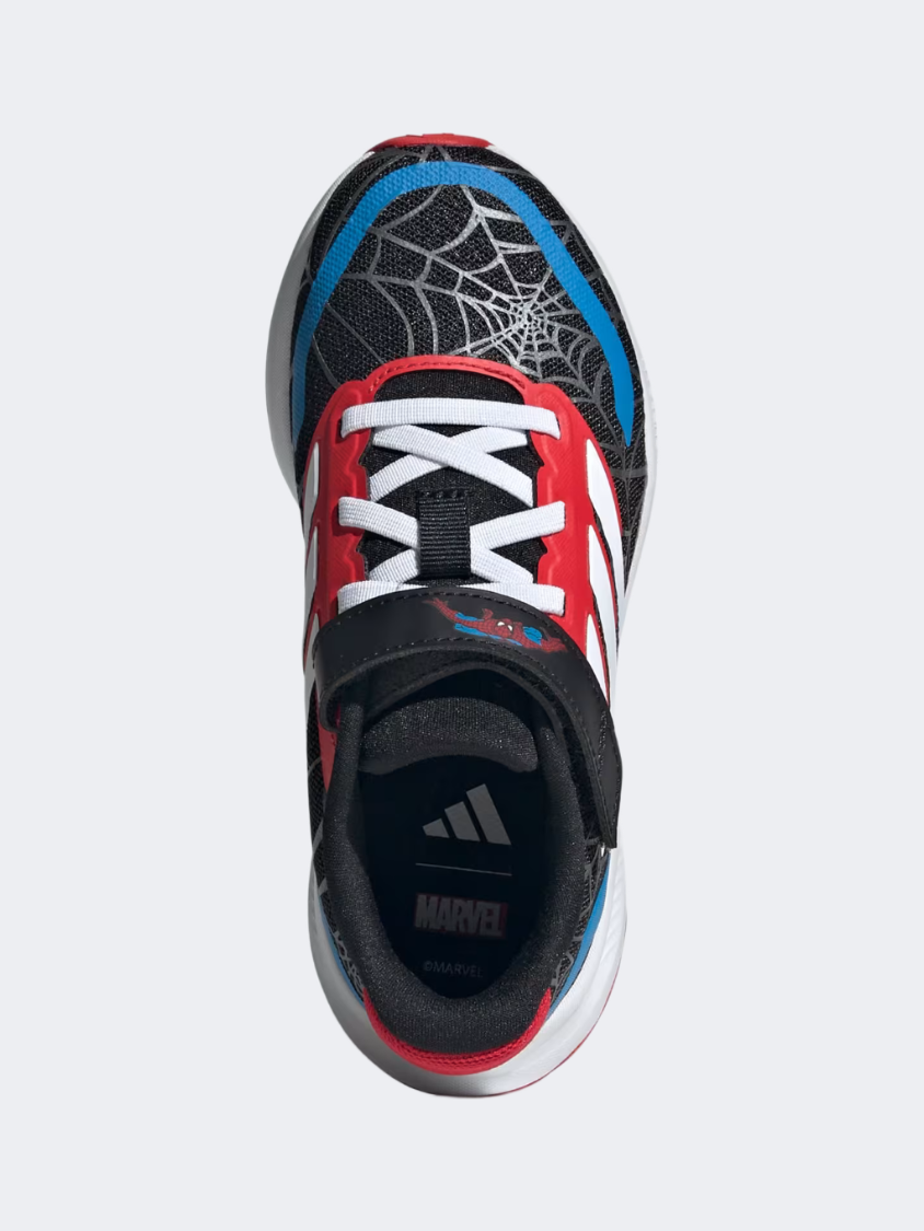 Adidas Marvel Spider-Man Runfalcon Ps-Boys Running Shoes Black/White/Ruby