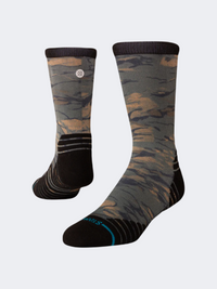 Stance Rompin Mid Crew Unisex Performance Sock Brown