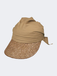 Stamion Visor Women Beach Hat Light Brown