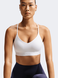 Nike Df Indy Light Support Women Training Bra White/Stone Mauve