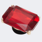 Crocs Ruby Square Gem Unisex Lifestyle Pins Red