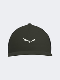 Salewa Eagle Logo Mesh Unisex Hiking Cap Dark Olive