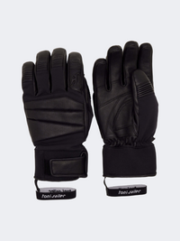 Toni Sailer Fred Leather Men Skiing Gloves Black