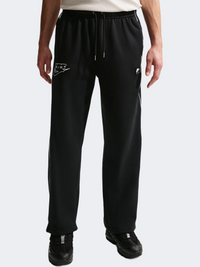 Nike Air Open Hem Fleece Men Lifestyle Pant Black/White
