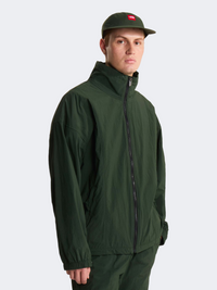 The North Face Red Box Nylon Fleece Lined Men Lifestyle Fleece Bottle Green