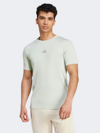 Adidas D4T Heatready Men training T-Shirt Linen Green