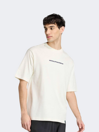 Adidas Doddle Men Sportswear T-Shirt Off White