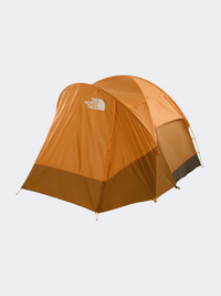 The North Face Wawona 4P Unisex Camping Tent Brown/Orange