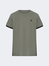 Oil&Gaz Breathable Kids-Boys Lifestyle Graphic T-Shirt Olive