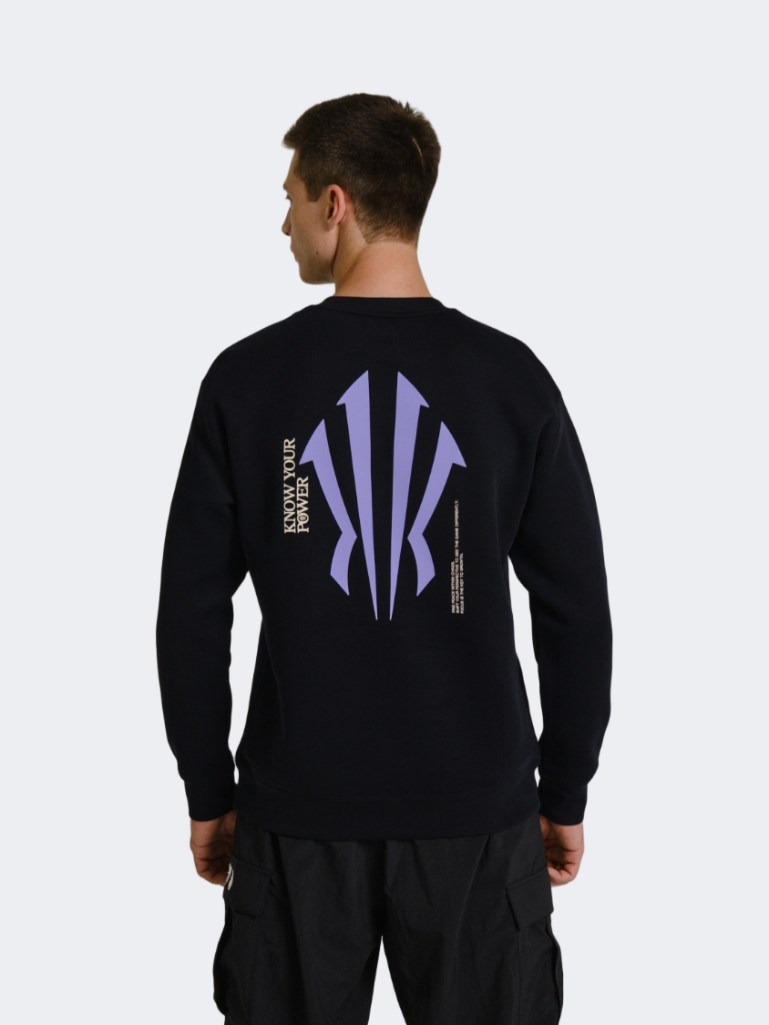 Anta Force Of Nature Men Basketball Sweatshirt Black