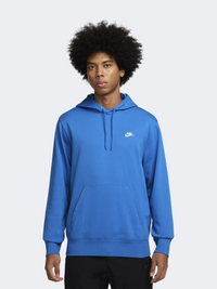 Nike Club French Terry Men Lifestyle Hoody Blue/White
