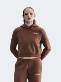 Nike Sportswear Phoenix Fleece Women Lifestyle Hoody Fauna Brown