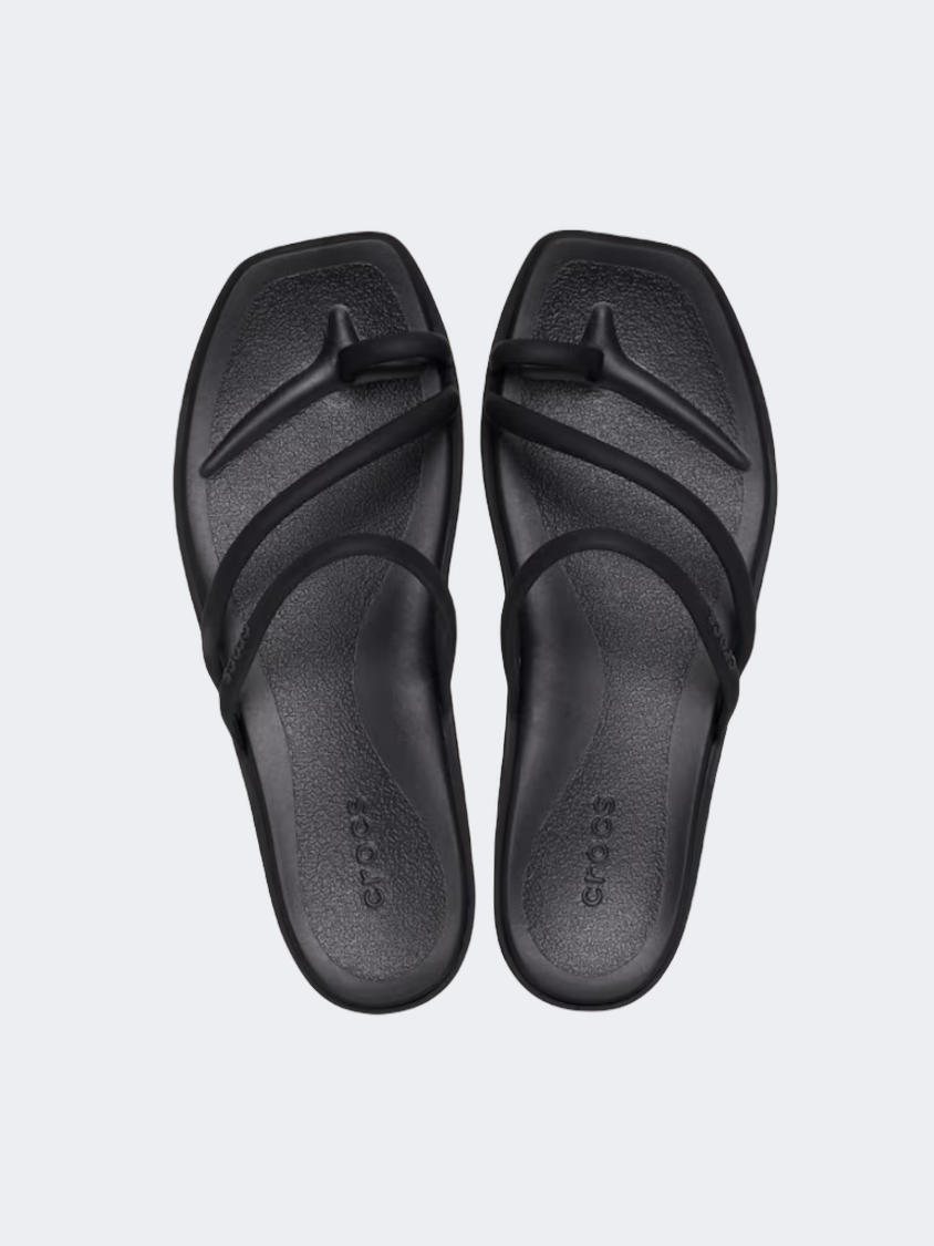 Crocs Miami Toe Loop Women lifestyle Slippers Black