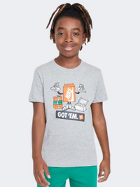 Nike Sportswear Boxy Got Em Boys Lifestyle T-Shirt Dark Grey Heather
