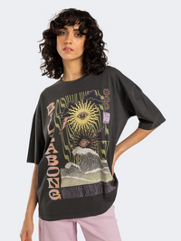 Billabong Swell Trip Women Lifestyle T-Shirt Off Black